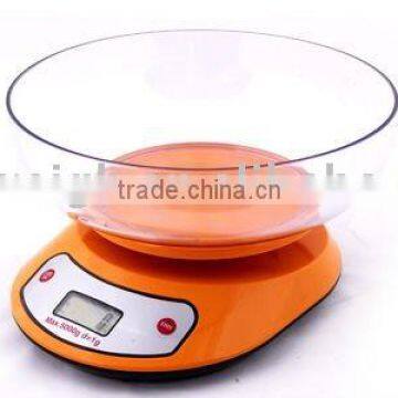 Bowl Cook Electronic Kitchen Scales 3kg 5kg