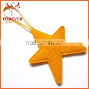 Yellow Felt Angel Shape Hanger Decoration for Christmas Tree Supplier