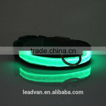 Glowing in The Dark Black Bands LED Collar For Dogs Lighted Dog Collars Colorful Pet Shop Products