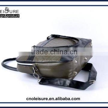 Big Capacity Travel Bag Shoulder Bag PU Leather Messenger Bag Laptop Bag Shoulder Bag photo-6