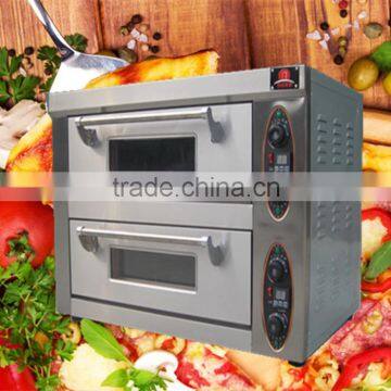 Pizza Bakery Oven/Double deck 2 trays Electric Bakery Oven