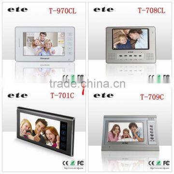ETE Color Video Door Bell 7" Tft Lcd Color Night Vision Infrared Intercom Door Phone Video Portafon Ring Doorbell Video photo-5