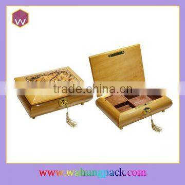 Music wood box & custom song music box