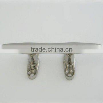 Marine hardware hollow base cleat