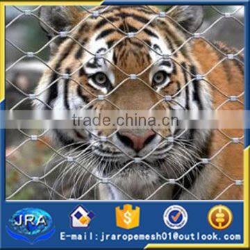 zoo fence stainless steel zoo netting wire rope mesh fence