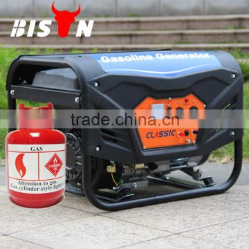 BISON(CHINA) China Power 168F-1 Engine 2.5kw Gasoline Generator LPG GAS Electric Start Gas Power Generator                        
                                                Quality Choice