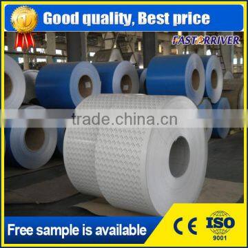 Five Bar Diamond Embossed Aluminium Roofing Coil 3003 H16 photo-6