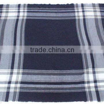 Blanket Square Oversize Black and White Tartan Shawl photo-5