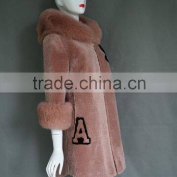 Brand New Shearing Lamb Trend Luxury Lamb Shearing Skin Leather Coat Ladies Long Fur Clothes photo-2