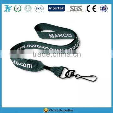 Custom made true nylon lanyard/nylon sublimation lanyard and budge holder