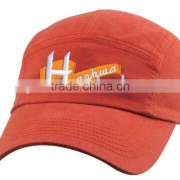 printing and embroidery 100% cotton sport cap