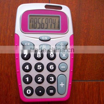 NEW DESIGN DUAL POWER COLOR MINI POCKET HAND-HELD CALCULATOR