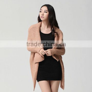 knitted sweater ladies long sleeve new design sweater