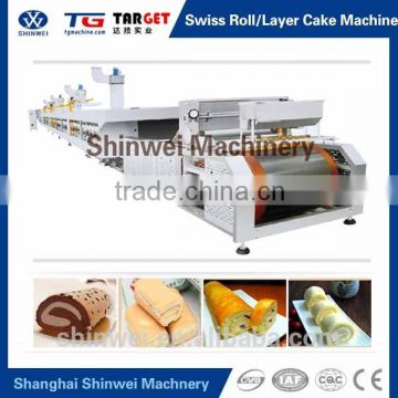 Automatic Swiss Roll Layer Sponge Cake Machine