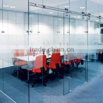 glass office partition system