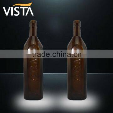 Vista brand beer bottle glass bottle for beer new product 2015