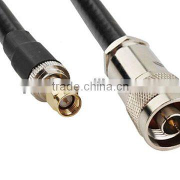 RF Pigtail N Male to SMA Male cable KSR400 clamp connector