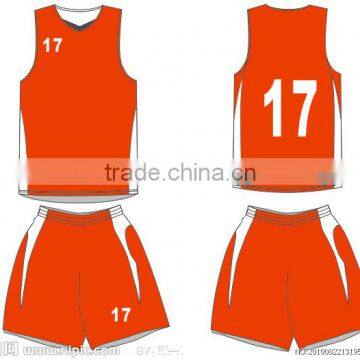China Newest Design Red Basketball Jersey Wholesale With High Quality
