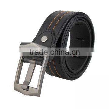 2015 Fashion Double Strip Sewing Mens Pin Buckle Belts