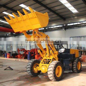 tractor with backhoe