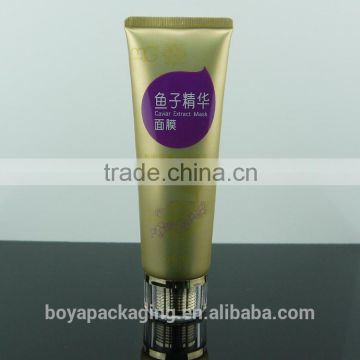 100ml oval cosmetic tube with arc-shaped