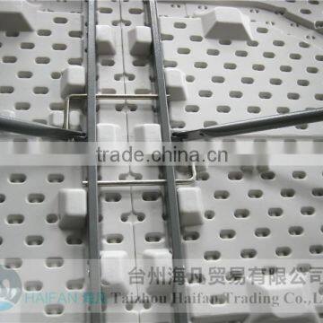 Durable 180cm Outdoor Plastic Folding Dining Table and Chair With Bolt /high Quality Plastic Dining Table photo-5