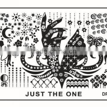 New Design Factory Outlets Dream Girl Series Nail Stamping, Professionals Nail Art Stamping Plates photo-4