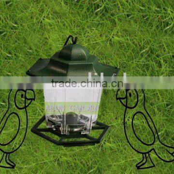plastic bird feeder