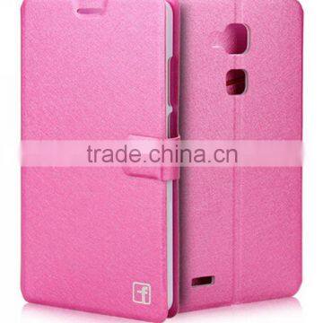 Clasp and Card Holders Fashion leather case for huawei mate 7
