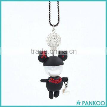 Pearl Jewelry Sweater Chain 2016 Wholesale Fashion Lovely Doll Pendant Necklace