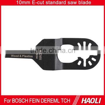 10mm E-cut quick change standard oscillating tool saw blade for cutting wood , drywall and plastics
