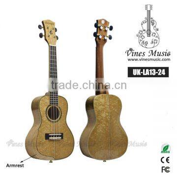 High End China ukulele custom, arm bevel tenor ukulele