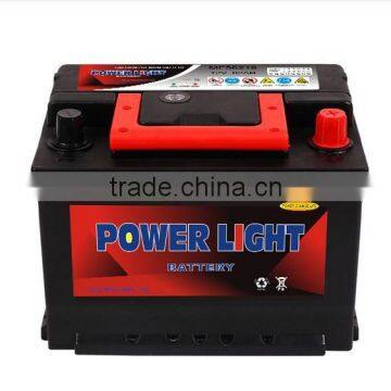 High quality 12V Maintenance free car battery MF55530 12V 55AH