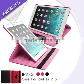 Factory supply leather cases for Apple ipad 5/ air tablet case