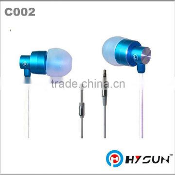 Best Black/blue in ear headphones with mic in high quality