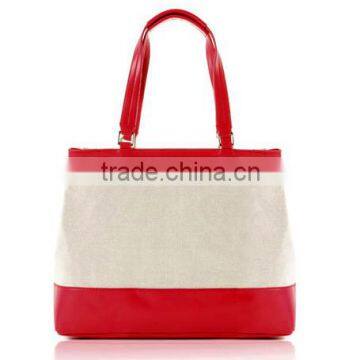 2016 Eco Friendly Plain White Cotton Tote Bag Cotton Canvas Bag for Shoping Beach Handbag photo-2