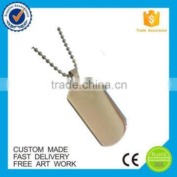 High quality wholesale military blank custom dog tags