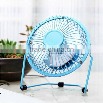 4 Inch USB Mini Small Cool Metal Desk Fan photo-4