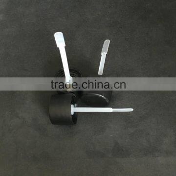 PET 20ml Transparent Common Cylinder Plastic Glue Bottle With Black Frosted Glue Flat Rod Spatula Cap photo-2