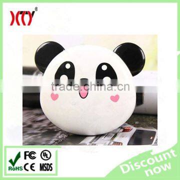 panda shaped 12000mah smartphone Power Bank charger good for promotion gift