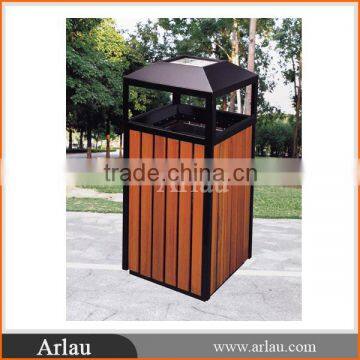 Arlau BW29 large outdoor wooden trash bin for sale