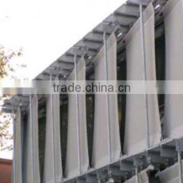 Printable PVC-coated Tensile Fabric Architecture Facade Curtain Wall for Construction Building Glass Curtain Wall