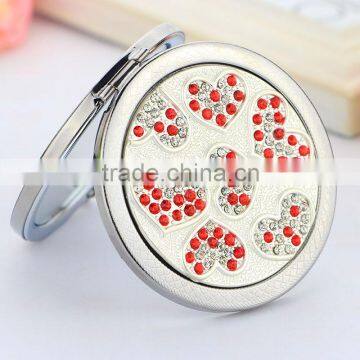 Zinc Alloy Frame Diamate Make-up Mirror Cosmetic Mirror
