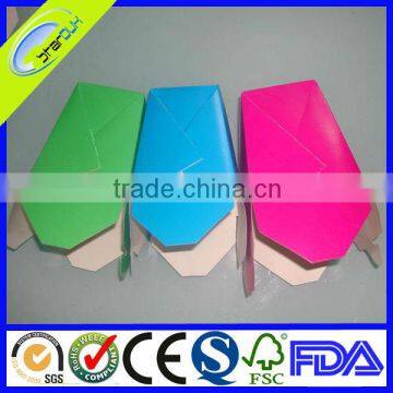 chinese paper noodle take-out box with design