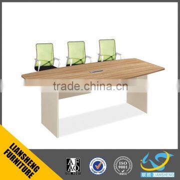 Latest design office modern conference table with aluminum wire box