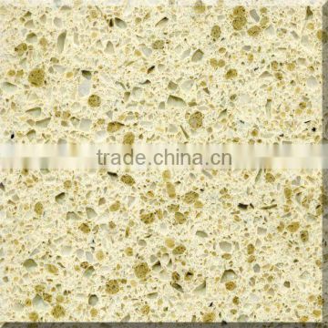 Beige artificial quartz stone