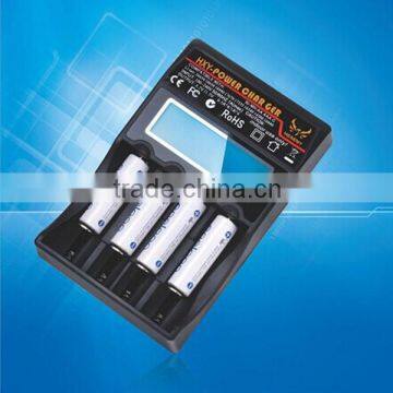 18650 18350 16340 Lithium-Ion Battery charger with LCD monitor