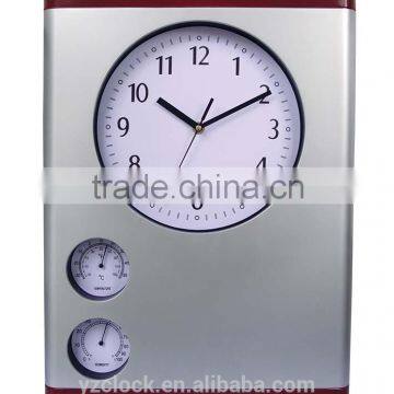 2014 NEW YINGZI CLOCK Big Size Weather Station Wall Clock With Temperature YZ-8992