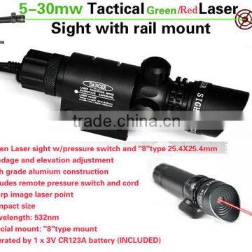 New Military standard Invisible Infrared laser scope and Green laser sight combo