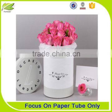 handmade high quality round cardboard flower boxes for storage